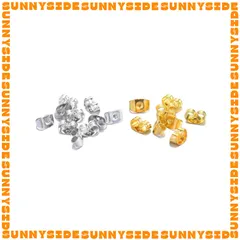 10 Đôi Nút Chặn Bông Tai Inox Thép Không Gỉ Mạ Vàng 18K Cao Cấp Làm Trang Sức Handmade DIY