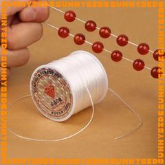 1 Cuộn Dây Cước Lụa Đàn Hồi 60m Dây Thun Lụa Xỏ Chuỗi Hạt Làm Handmade Trang Sức Thắt Vòng Đồ Thủ Công 752856