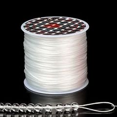 1 Cuộn Dây Cước Lụa Đàn Hồi 60m Dây Thun Lụa Xỏ Chuỗi Hạt Làm Handmade Trang Sức Thắt Vòng Đồ Thủ Công 752856