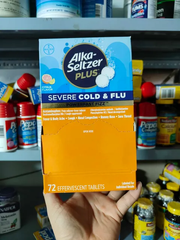 Viên sủi  Cảm lạnh và Cảm cúm Alka Seltzer Plus của Mỹ