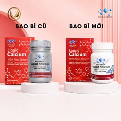 Viên uống bổ sung Canxi và Vitamin D Deep Blue Health Liquid Calcium 60 viên