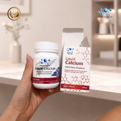 Viên uống bổ sung Canxi và Vitamin D Deep Blue Health Liquid Calcium 60 viên