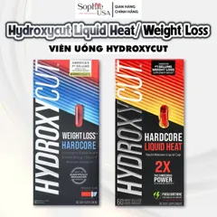 Viên uống giảm cân Hydroxycut Weight Loss Hardcore 60 viên - Giúp đốt mỡ và tăng cường trao đổi chất hiệu quả tại Mỹ