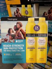 Xịt Chống Nắng Chống Nước Neutrogena Beach Defense SPF 60+ - Bảo Vệ Da Đặc Biệt Khi Du Lịch và Hoạt Động Ngoài Trời 240g