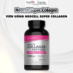 Viên uống Collagen Neocell Super Collagen + C + Biotin 360 viên - Tăng cường sắc đẹp, chăm sóc da, tóc và sức khỏe từ bên trong