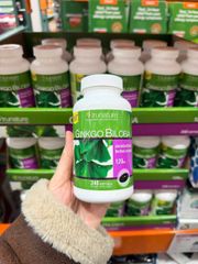 Viên uống bổ não Trunature Ginkgo Biloba 340 viên - Tăng cường trí nhớ và lưu thông tuần hoàn máu, Mỹ