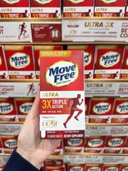 Viên Uống Bổ Khớp Move Free Ultra 3X Triple Action 75 Viên - Tăng Cường Sức Khỏe Xương Khớp, Giảm Đau Viêm, Từ Mỹ