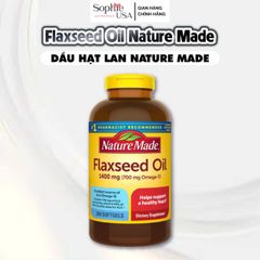 Dầu hạt lanh Omega 369 Nature Made Flaxseed Oil 1400mg 300 viên