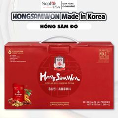 Nước Hồng Sâm Hong Sam Won 30 Gói - Tinh Chất Hồng Sâm Hàn Quốc Tăng Cường Sức Khỏe, Bồi Bổ Cơ Thể, Giải Độc Tố