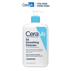 Sữa Rửa Mặt CeraVe Làm Sạch & Dưỡng Ẩm Dịu Nhẹ 236ml/473ml - Dành Cho Da Nhạy Cảm, Kiểm Soát Mụn Hiệu Quả 752937