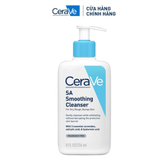 Sữa Rửa Mặt CeraVe Làm Sạch & Dưỡng Ẩm Dịu Nhẹ 236ml/473ml - Dành Cho Da Nhạy Cảm, Kiểm Soát Mụn Hiệu Quả 752937