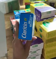 Viên uống chống dị ứng Claritin Antihistamine Non-Drowsy Loratadine 10mg 100 Tablets