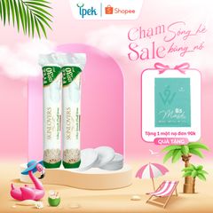 Combo 2 bông Tẩy Trang Skinlovers 150 miếng Tự Nhiên Lành Tính Mềm Mịn Không Xơ Khi Lau Mặt