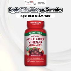 Kẹo Dẻo Giấm Táo Giảm Cân Nature's Truth 120 Viên - Hỗ Trợ Giảm Cân, Thanh Lọc Cơ Thể, Tăng Cường Sức Đề Kháng