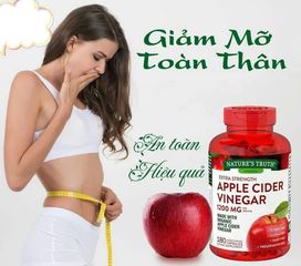Kẹo Dẻo Giấm Táo Giảm Cân Nature's Truth 120 Viên - Hỗ Trợ Giảm Cân, Thanh Lọc Cơ Thể, Tăng Cường Sức Đề Kháng