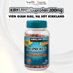 Viên Uống Giảm Đau Hạ Sốt Kirkland Ibuprofen 200mg - 500 Viên, Chống Viêm, Hạ Sốt, Giảm Đau Nhức Cơ Khớp USA