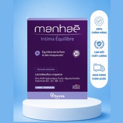 [Nhập khẩu] Men Vi Sinh Phụ Khoa Manhae Intima Equilibre - Hỗ Trợ Cải Thiện Sức Đề Kháng 30 Viên/Hộp