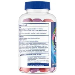Viên ngậm giúp giảm đầy hơi khó tiêu Tums Chewy Bites Assorted Berris 108v Mỹ