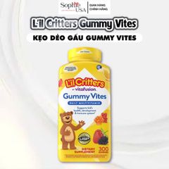 Kẹo gấu Gummy Vites 300v cung cấp vitamin và khoáng chất cho bé