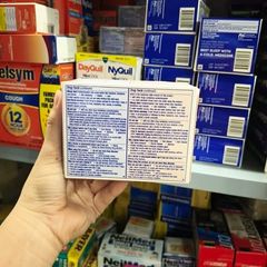 uống giảm ho và cảm cúm Vicks DayQuil & NyQuil Severe Cold & Flu 48 Liquicaps