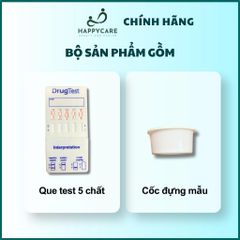 (CHE TÊN) 1 Bộ Kit Test Nhanh HIV FaStep HIV 1/2 Rapid Test Device, Phát hiện sau 28 ngày