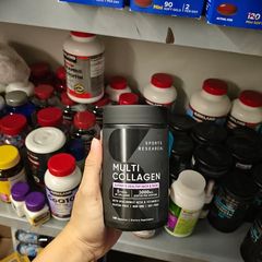 Viên Uống Sports Research Multi Collagen Complex – Hộp 180 Viên