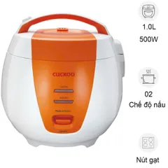 Nồi Cơm Cơ CUCKOO CR0661 Dung Tích 1L Made In Korea Màu Cam