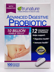 Viên uống cho hệ tiêu hóa trunature Advanced Digestive Probiotic 100 viên