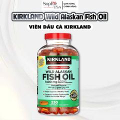 Dầu cá Kirkland Wild Alaskan Fish Oil 1400mg 320v