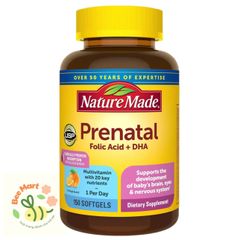 Vitamin tổng hợp cho bà bầu Prenatal Folic Acid DHA 150 Viên Mỹ_Bee Mart