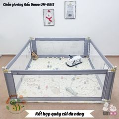 Thanh Chắn Giường Cho Bé Umoo Cao Cấp Hình Thú đáng yêu Nâng Hạ 2 Bên, Dễ Dàng Lắp Đặt  Cho Bé