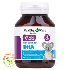 Viên uống bổ sung DHA cho bé Healthy Care Kids DHA High Strength cho trẻ từ 4 tháng tuổi