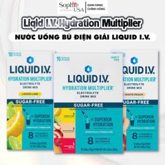 [Hộp 15 gói ]Hàng Mỹ Nước Uống Bù Điện Giải Liquid I.V. Hydration Multiplier