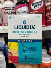 [Hộp 15 gói ]Hàng Mỹ Nước Uống Bù Điện Giải Liquid I.V. Hydration Multiplier