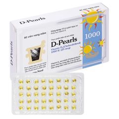 [Nhập khẩu] Viên uống Pharma Nord D-Pearls Vitamin D3 1000IU hỗ trợ răng, xương, cơ hệ thống miễn dịch
