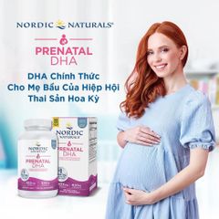 DHA Bầu Nordic Naturals Mỹ (omega 3 ) - Không Tanh, Hộp 90 viên
