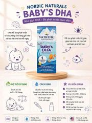 Siro BABY'S DHA với dung tích 60ml là một sản phẩm vitamin tổng hợp chuyên biệt dành cho trẻ nhỏ từ 0 đến 12 tháng tuổi