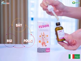 Sắt Smartbibi ,hỗ trợ tạo hồng cầu hương trái cây, 30 ml ,dạng nhỏ giọt cho trẻ từ sơ sinh và mọi lứa tuổi