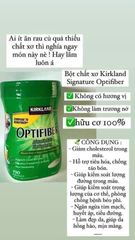Bột Hòa Tan Chất xơ Optifiber Kirkland Mỹ 760g - Hỗ Trợ Tiêu Hóa, Chống Táo Bón, Thích Hợp Cho Người Lớn Và Trẻ Em