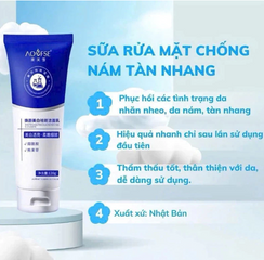 Sữa Rửa Mặt Aofse Làm Sạch Dịu Nhẹ, Giảm Tiết Bã Nhờn, Cấp Ẩm Chuyên Sâu Cho Da