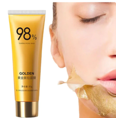 80g Gold Foil Peel-Off Mask Peel Off Mặt nạ chống nhăn 98% Mặt nạ vàng để làm sạch sâu Chăm sóc da
