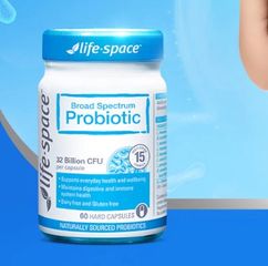 [Nhập khẩu] Men vi sinh Life-Space Adult Broad Spectrum Probiotic Chứa prebiotic hỗ trợ sức khỏe đường ruột tăng cường miễn dịch