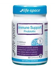 [Nhập khẩu] Viên Uống Life Space Adult Immune Support Probiotic Bổ Sung Men Vi Sinh Tăng Đề Kháng (60 Viên)