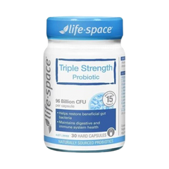 [Nhập khẩu] Life Space Triple Strength Probiotic 96 Billion CFU - Viên Uống  Giúp Bổ Sung Lợi Khuẩn (30v)