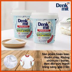 Bột Giặt Tẩy Quần Áo Trắng DENKMIT Oxi Power Đức 750gr