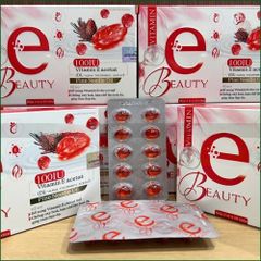 1 HỘP VIÊN UỐNG ĐẸP DA VITAMIN E BEAUTY HỖ TRỢ BỔ SUNG VITAMIN E CHO CƠ THỂ, HỖ TRỢ CHỐNG OXY HÓA, HẠN CHẾ LÃO HÓA DA, GIÚP LÀM ĐẸP DA...HÀNG CHÍNH HÃNG LOẠI 1 HỘP 30 VIÊN