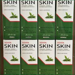 1 CHAI NƯỚC SÚC MIỆNG VOVITA SKIN – KHỬ KHUẨN HỌNG MIỆNG, NGỪA HÔI MIỆNG, HỖ TRỢ VIÊM LỢI, VIÊM HỌNG – CHAI 250ML