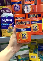 Siro ho Delsym 12 Hour Cough Relief (hương cam, dung tích 89ml/3 fl oz)