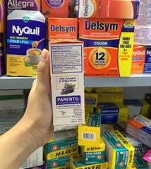 Siro ho Delsym 12 Hour Cough Relief (hương cam, dung tích 89ml/3 fl oz)