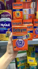  ho Delsym 12 Hour Cough Relief Day or Night 148ml cho người lớn và trẻ em 4+ (vị Nho)